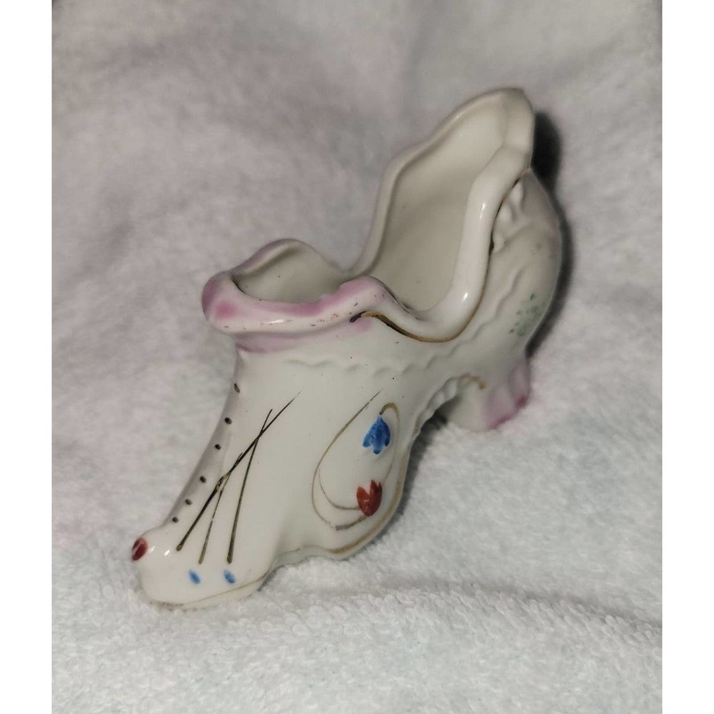 Vintage Japanese shoe porcelain
